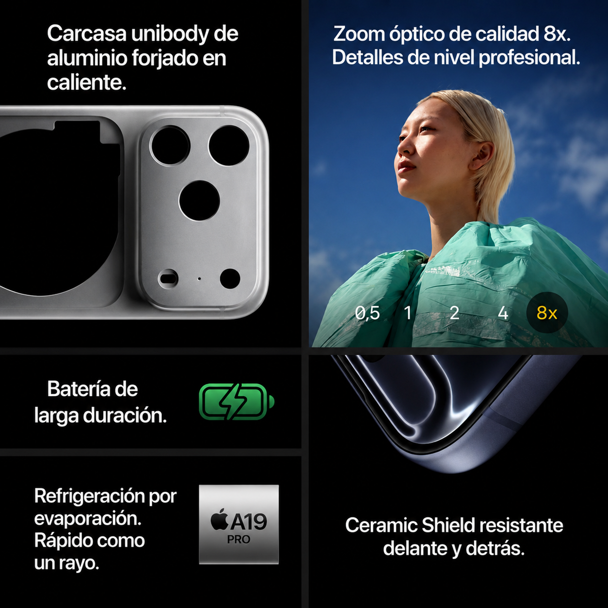 Smartphone APPLE iPhthtone 17 Pro Max 5G 256 GB Naranja cósmico