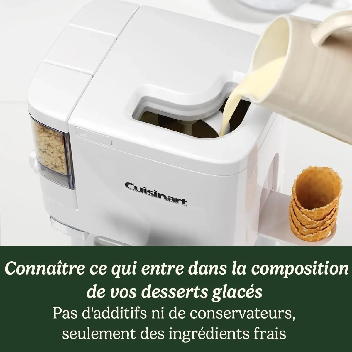 Cuisinthtart Machine à glace italienne 1.42l - ice48e