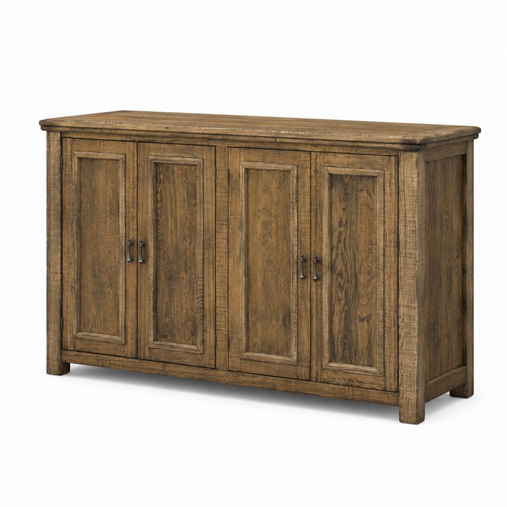Aparador de Madera de Roble 4 Puertas-Zenterrae