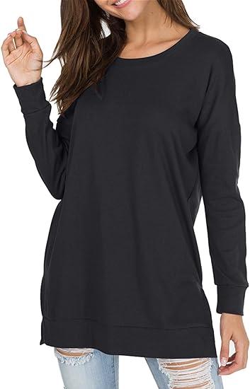 Round Neck Casual Solid Color Top-Comfort & Reliable