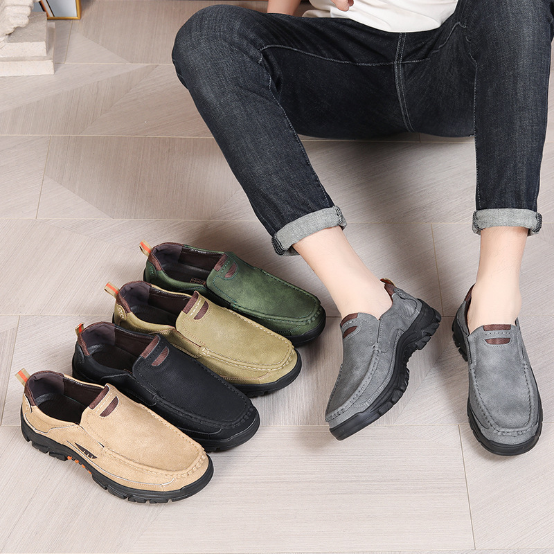⏰Promotion 70% OFF - 2025 Upgrade Men's Orthopedic Comfortable Casual Genuine Leather Slip On Loafers-Comfort & Reliable
