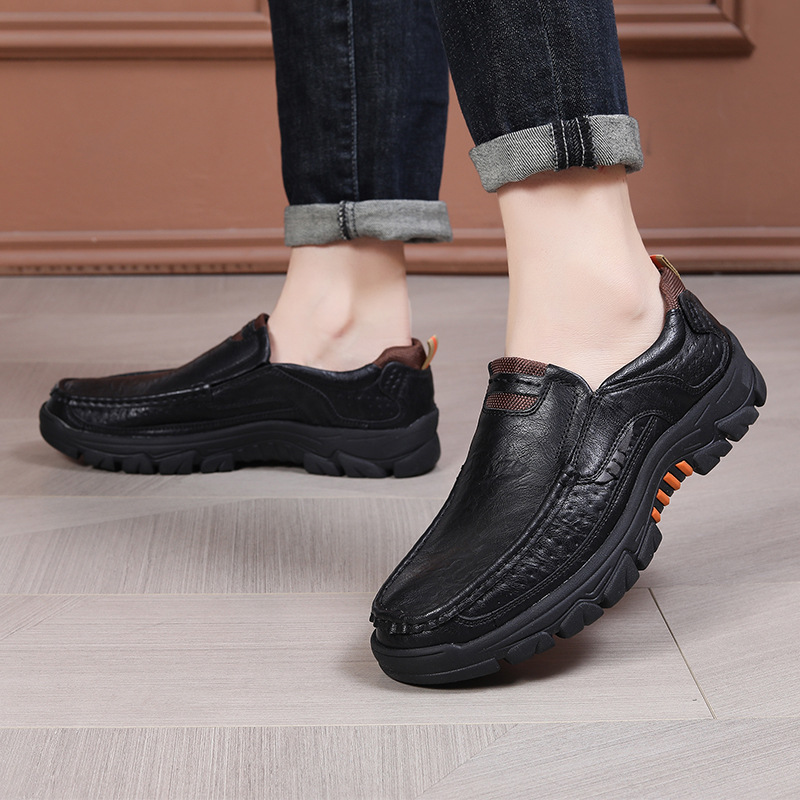 ⏰Promotion 70% OFF - 2025 Upgrade Men's Orthopedic Comfortable Casual Genuine Leather Slip On Loafers-Comfort & Reliable