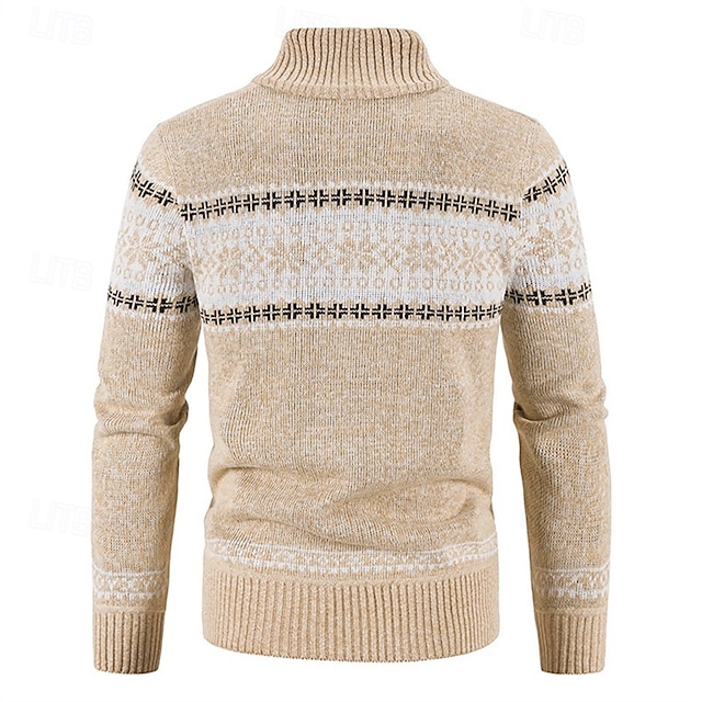 Men's Vintage Stand Collar Cashmere Jacket-Comfort & Reliable