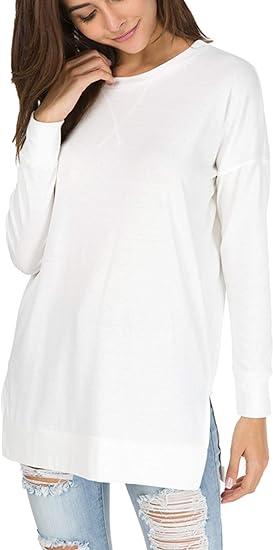 Round Neck Casual Solid Color Top-Comfort & Reliable
