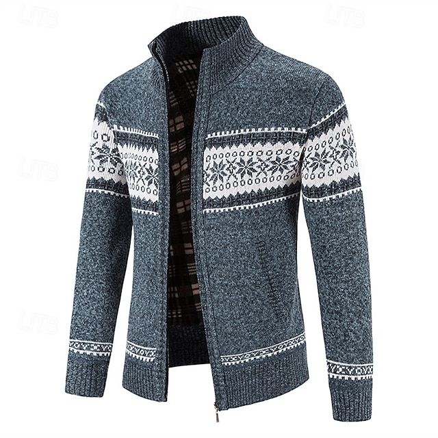 Men's Vintage Stand Collar Cashmere Jacket-Comfort & Reliable