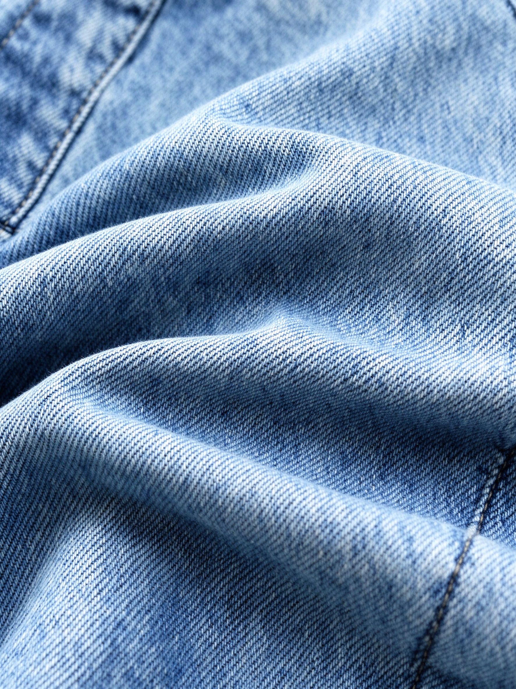 denim fabric macro texture