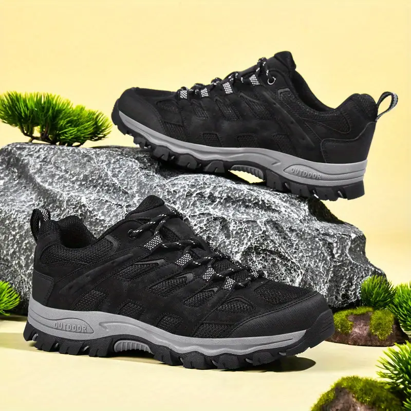 Men's All-Terrain Waterproof Lightweight Hiking Shoes Work Shoes-Comfort & Reliable