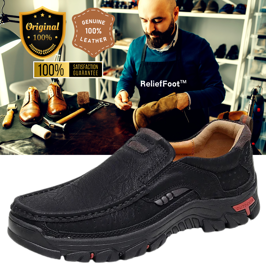 ⏰Promotion 70% OFF - 2025 Upgrade Men's Orthopedic Comfortable Casual Genuine Leather Slip On Loafers-Comfort & Reliable
