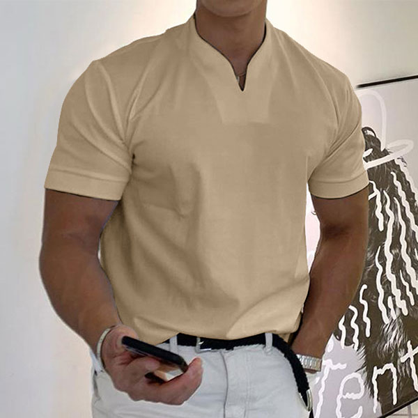 Gentlemans business Short Sleeve Fitness T-shirt-Comfort & Reliable