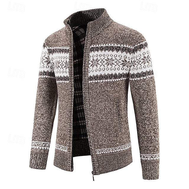 Men's Vintage Stand Collar Cashmere Jacket-Comfort & Reliable