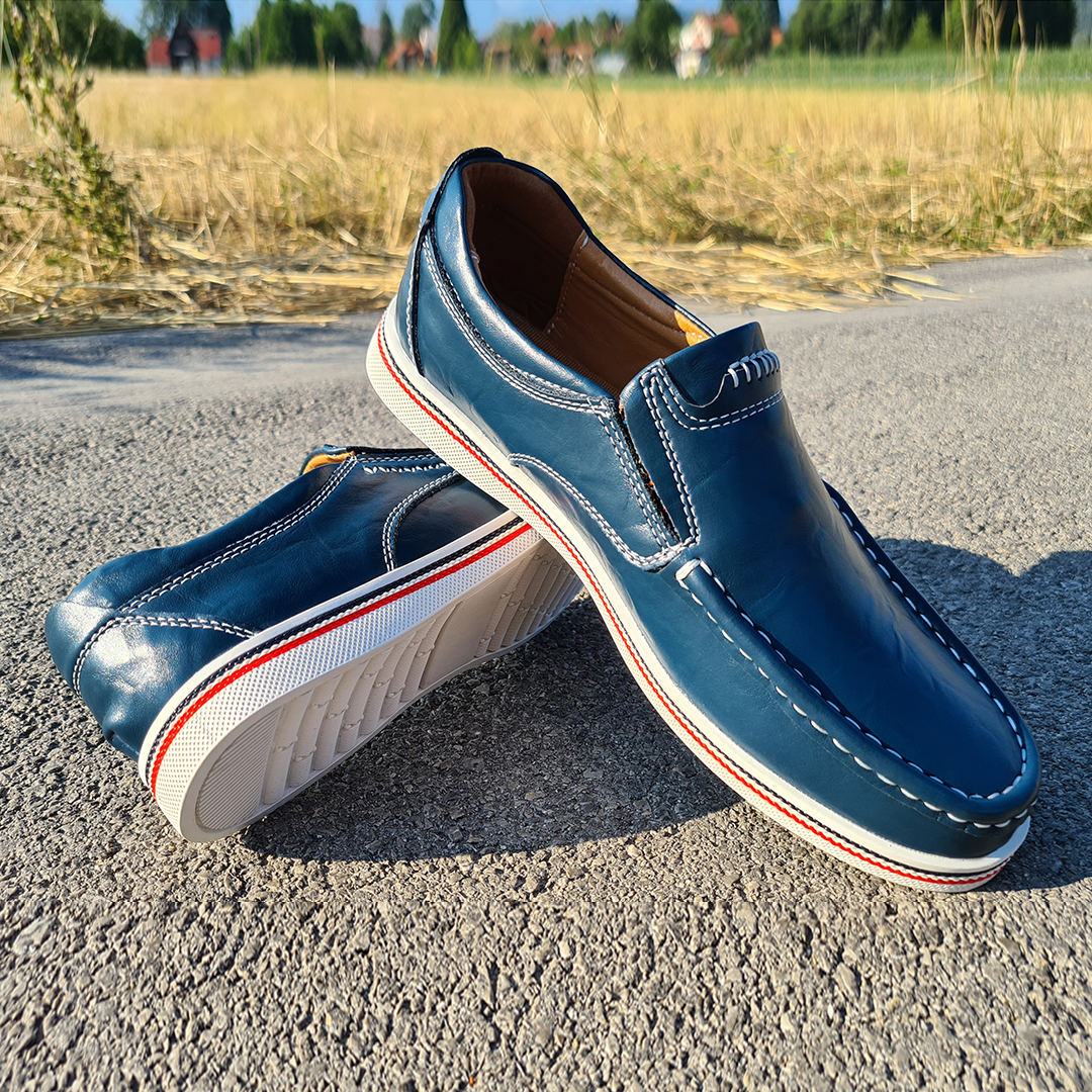 Men's Slip-On Genuine Leather Orthopedic Casual Shoes Work Shoes-Comfort & Reliable