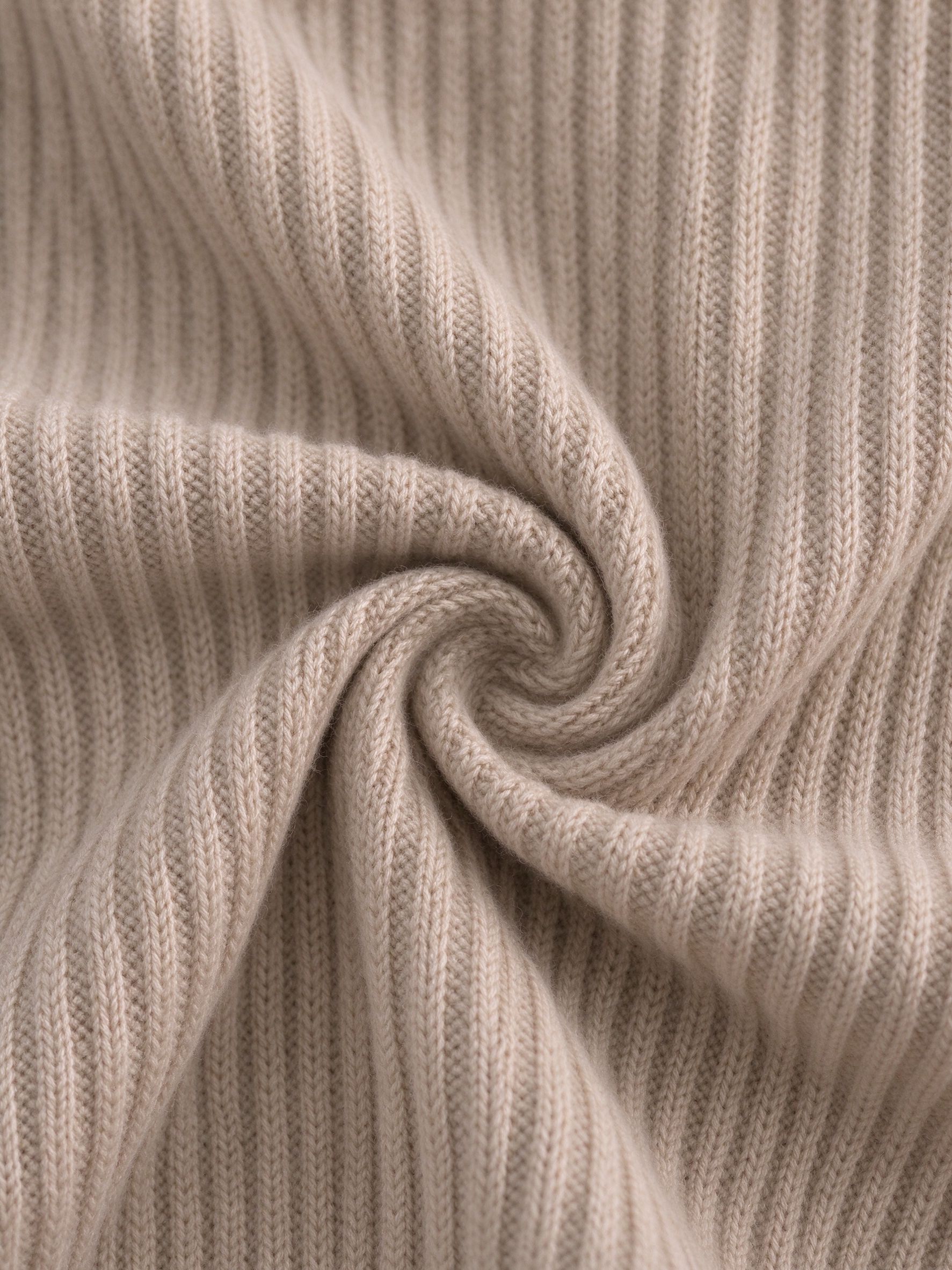 ribbed knit fabric macro