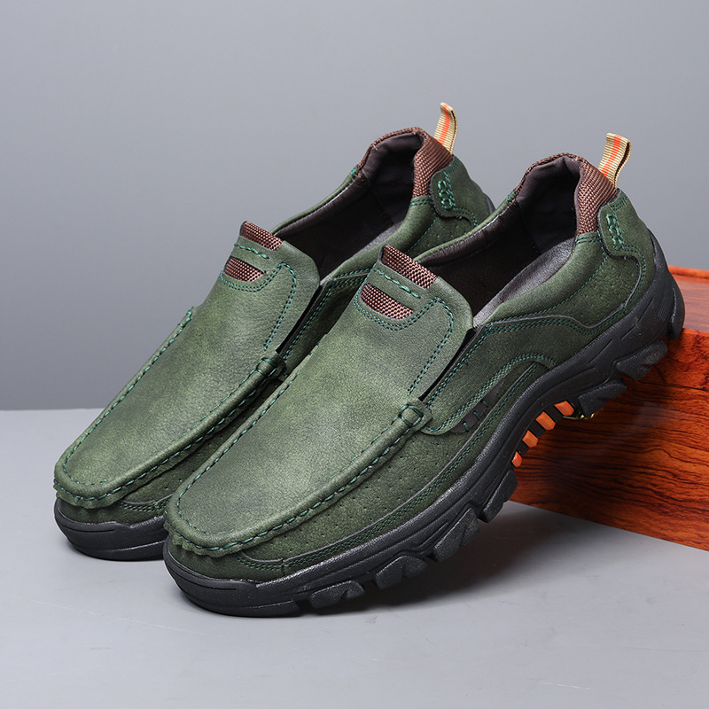 ⏰Promotion 70% OFF - 2025 Upgrade Men's Orthopedic Comfortable Casual Genuine Leather Slip On Loafers-Comfort & Reliable