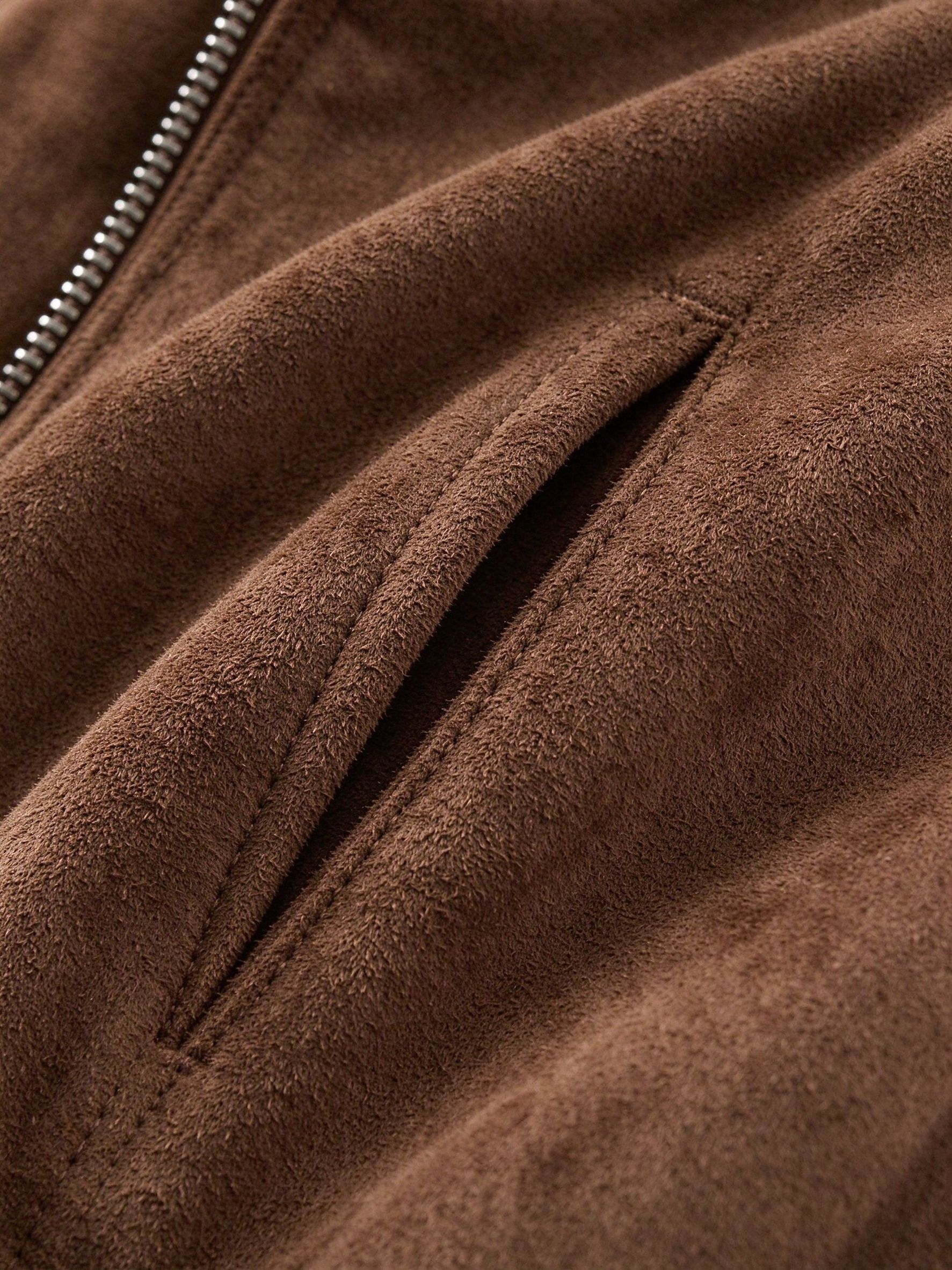 suede fabric macro