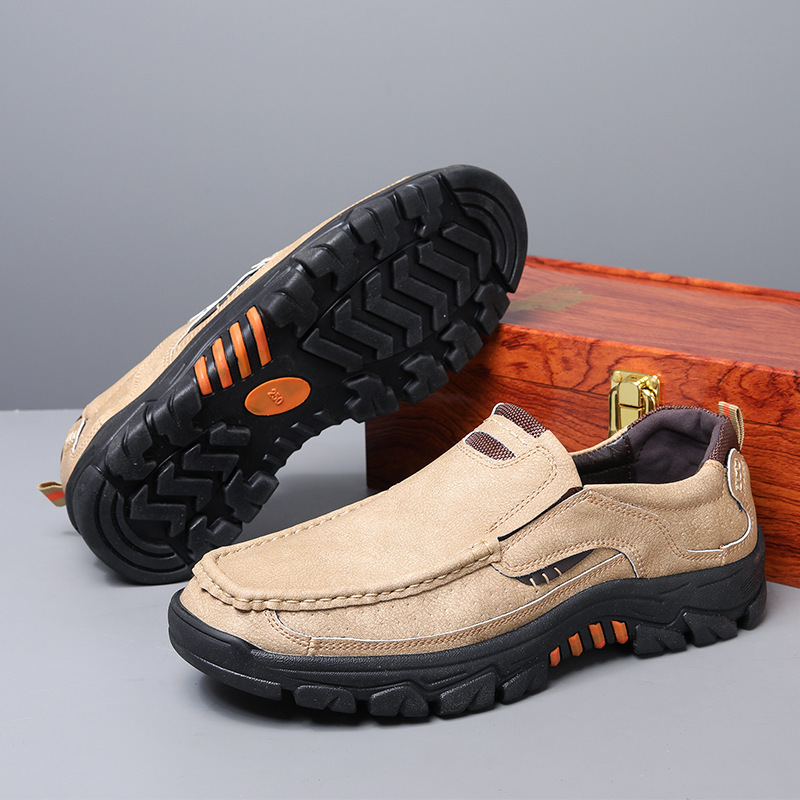 ⏰Promotion 70% OFF - 2025 Upgrade Men's Orthopedic Comfortable Casual Genuine Leather Slip On Loafers-Comfort & Reliable