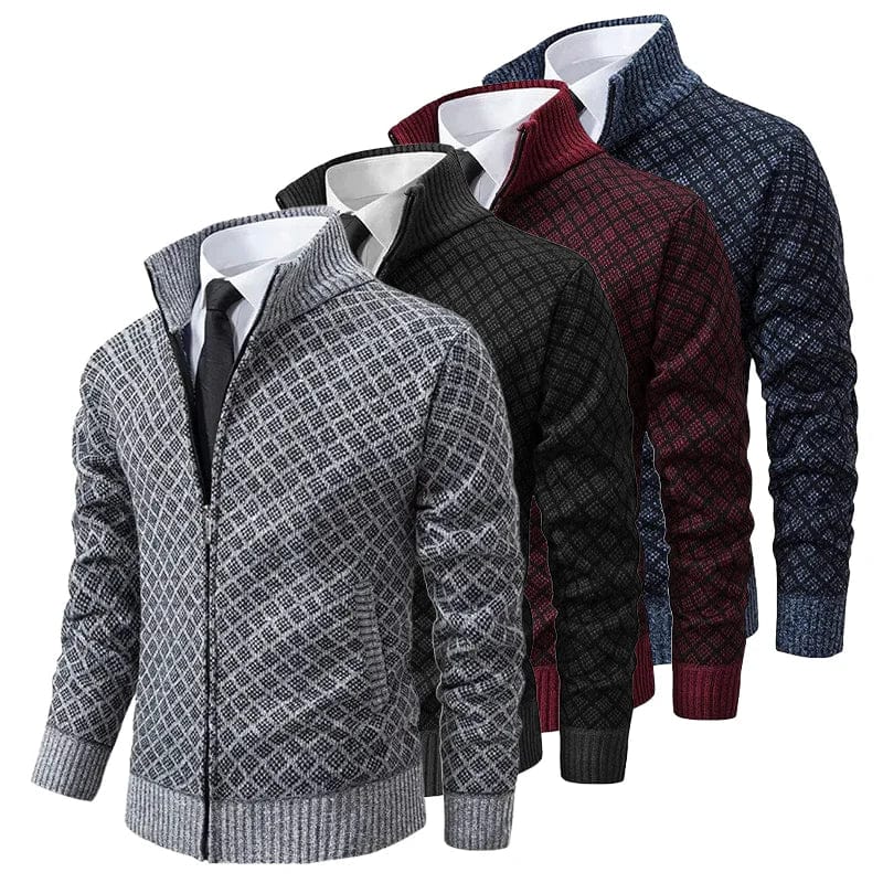André Ferran Montpellier Zip-Up Sweater