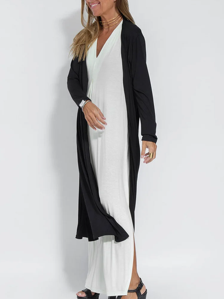 Elegant Solid Color Sleeveless Maxi Dress-Comfort & Reliable
