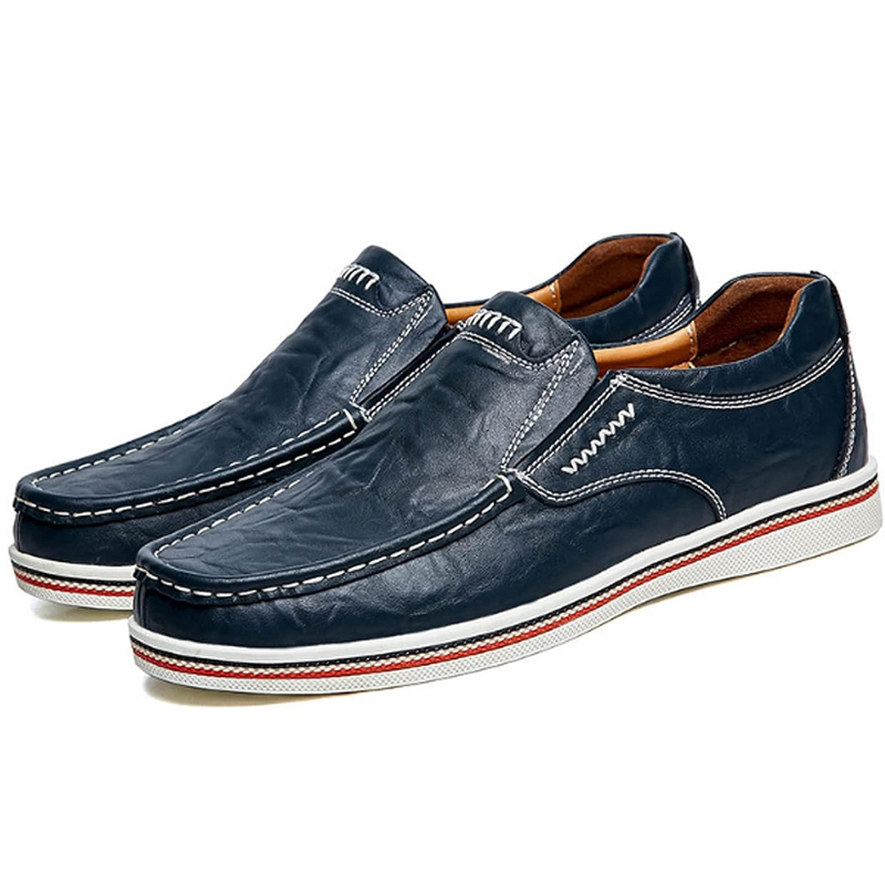 Men's Slip-On Genuine Leather Orthopedic Casual Shoes Work Shoes-Comfort & Reliable