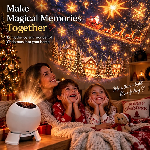 Turn Any Room Into a Christmas Wonderland – Holiday Projection Night Light