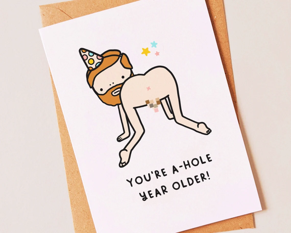 Funny birthday card