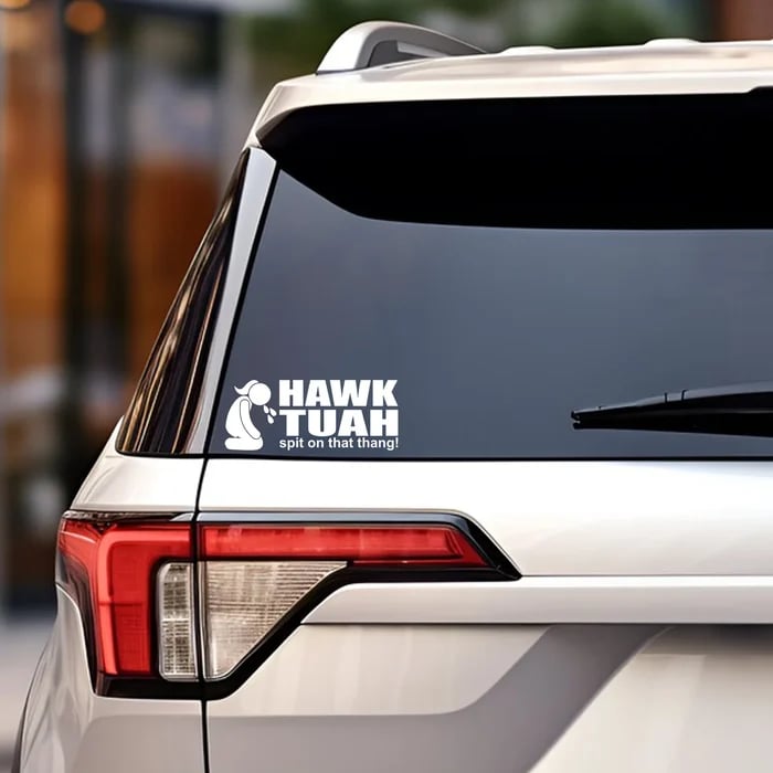 🤣Hawk Tuah Sticker | Spit on That Thang Car