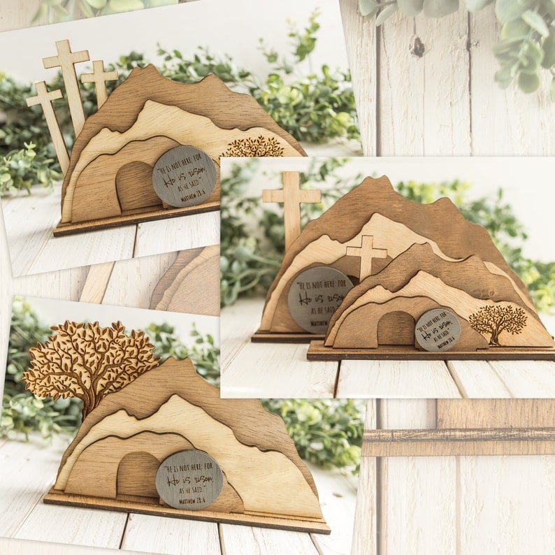 🔥Last Day Promotion 50% OFF🔥 - EMPTY TOMB WOODEN EASTER DECOR