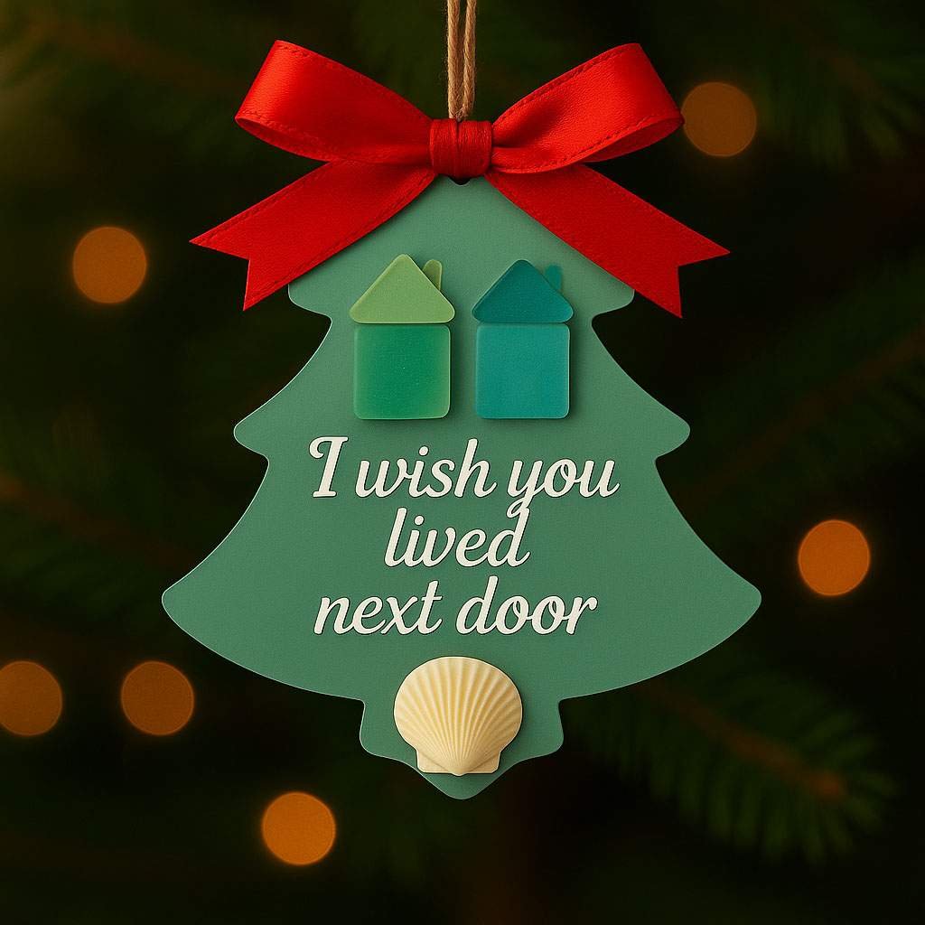 🔥Last Day 49% OFF-🎄2025 Christmas-Themed Ornaments Gift for Family and Friends (Handmade Sea Glass)