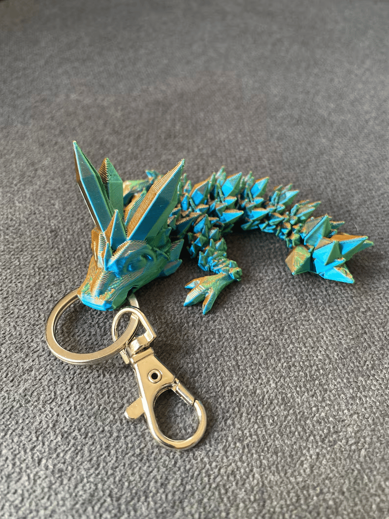 🔥Last Day Promotion 50% OFF🔥 - Crystal Tadling Dragon Keychains