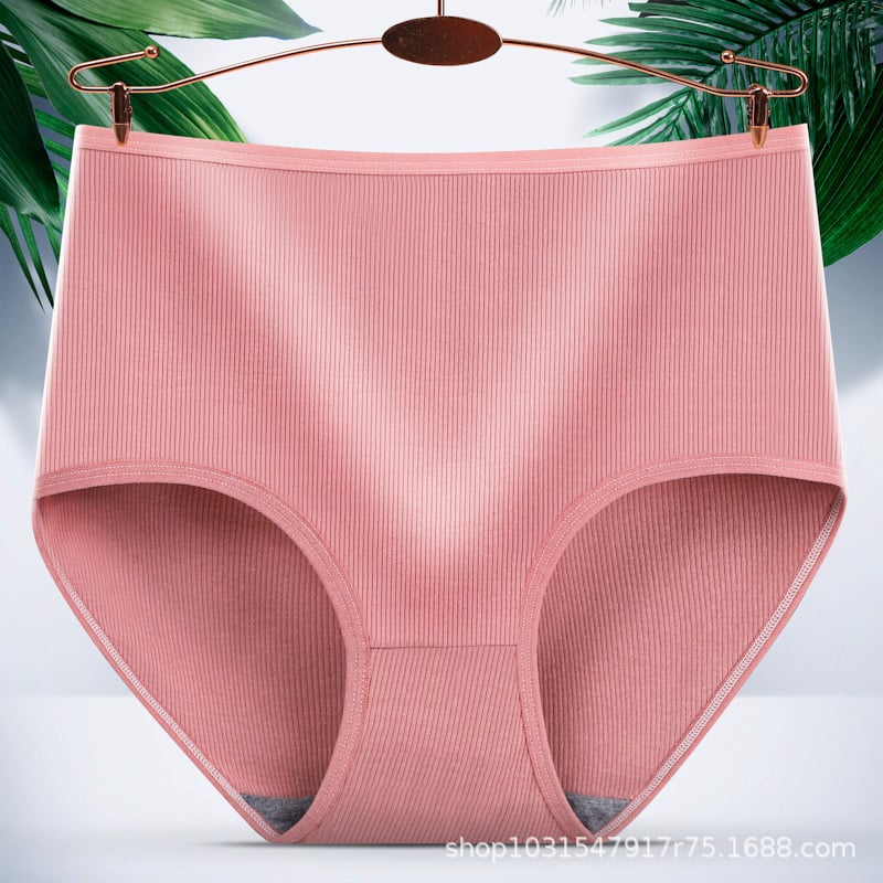 🔥Ladies high waist  hygroscopic underwear