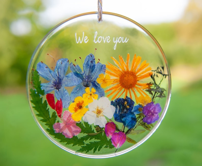 💝Happy Mother's Day🤱Natural dried flower round ornaments🌺