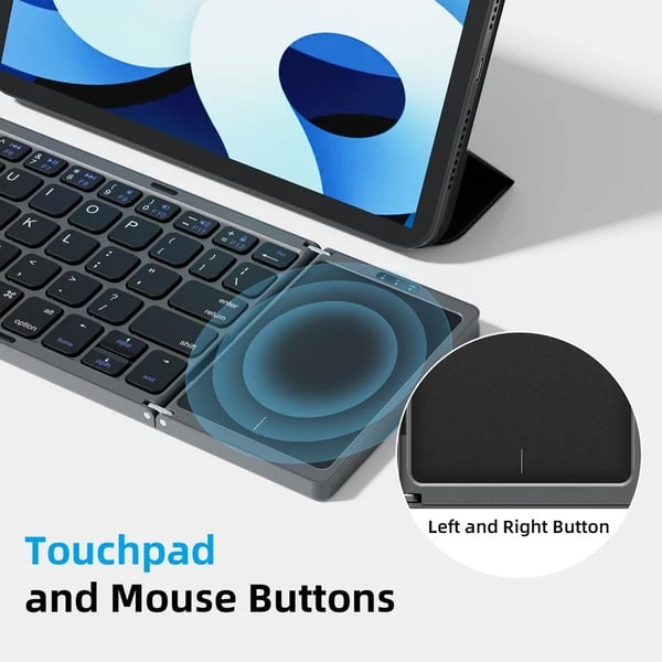 🔥Last Day Promotion 50% OFF🔥 - Foldable Bluetooth Keyboard with Touchpad