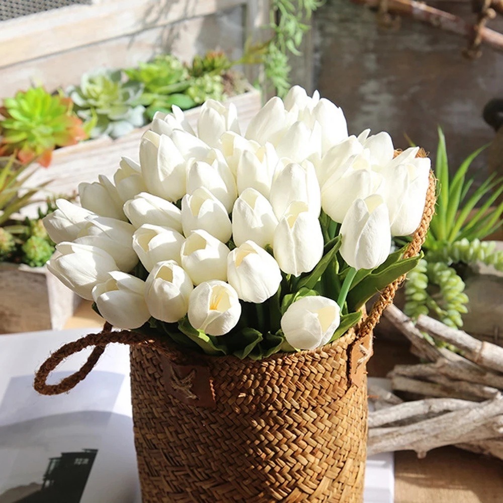 ✨Special Price Promotion-50% OFF💥UV Resistant Lifelike Artificial Tulips Flowers (5 pcs)💐