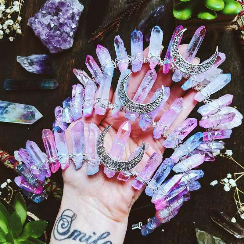HANDMADE NATURAL CRYSTAL CROWN