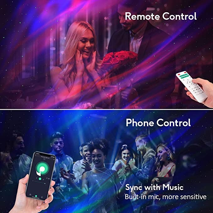 RGB star projection lamp