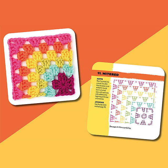 The Granny Square Card Deck(50 Mix & Match Designs)