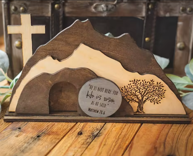 🔥Last Day Promotion 50% OFF🔥 - EMPTY TOMB WOODEN EASTER DECOR