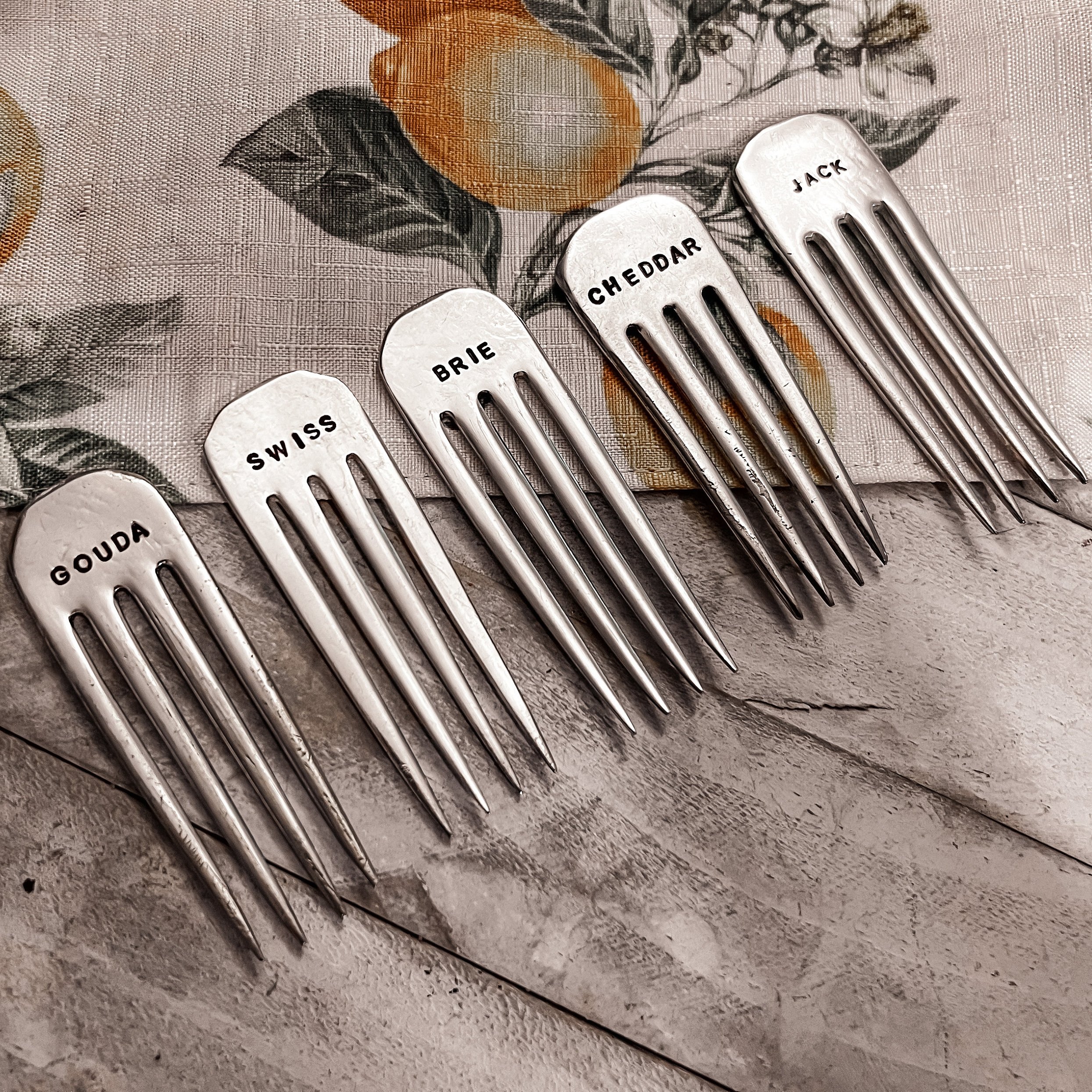 🧀Cheese Markers | Vintage Christmas Gift Set of 5