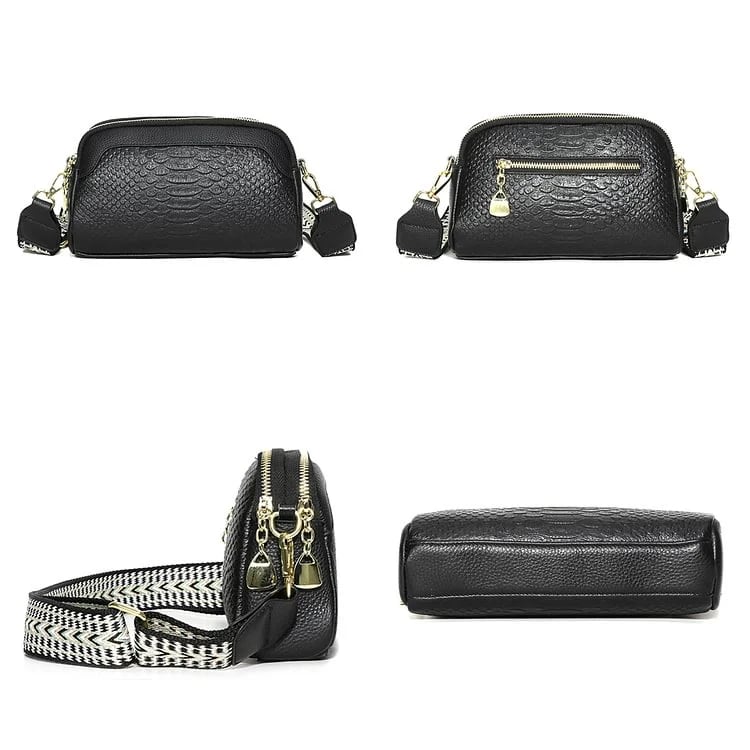 🔥Last Day Promotion 50% OFF🔥 - First Layer Cowhide Crossbody Bag Alligator Pattern Women Shoulder Bag for Work