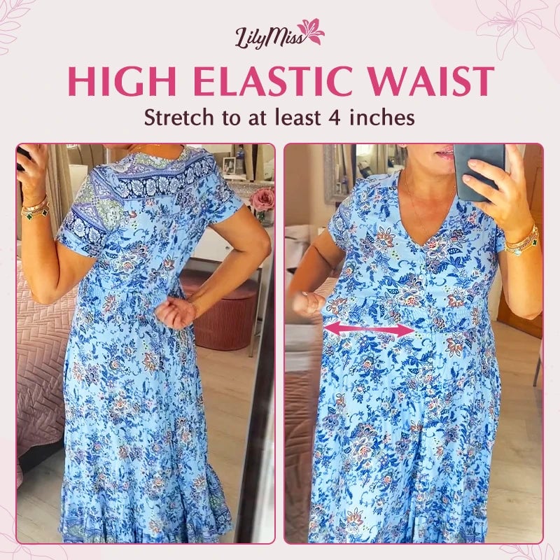 🎁50% OFF🎁Floral Print V-neck Dress