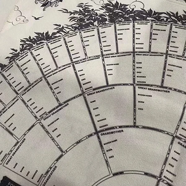 Family Tree Chart Diy Gift