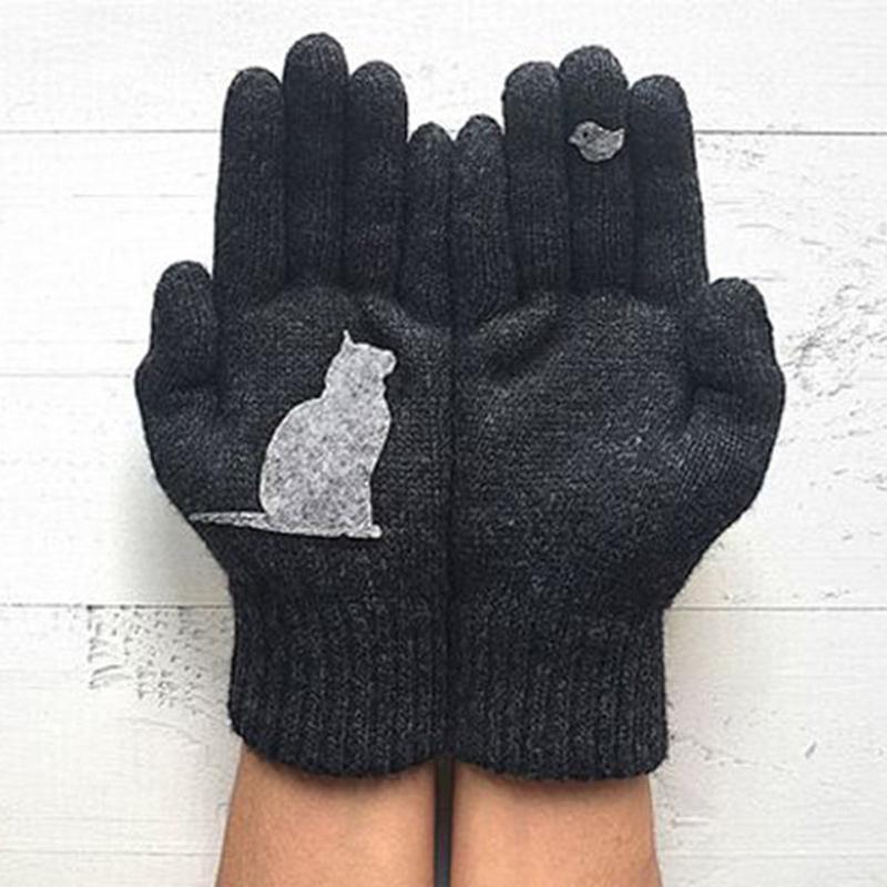 (💝Christmas Pre Sale 50% OFF!!)-😸 Cat Fan Cotton Gloves🧤