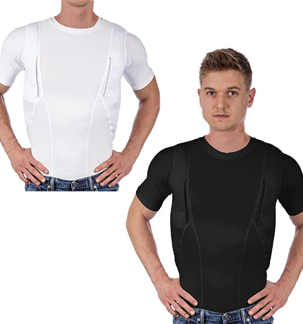🔥 Last day 50% OFF-MEN/WOMEN'S CONCEALED LEATHER HOLSTER T-SHIRT (BUY 2 FREE SHIPPING)