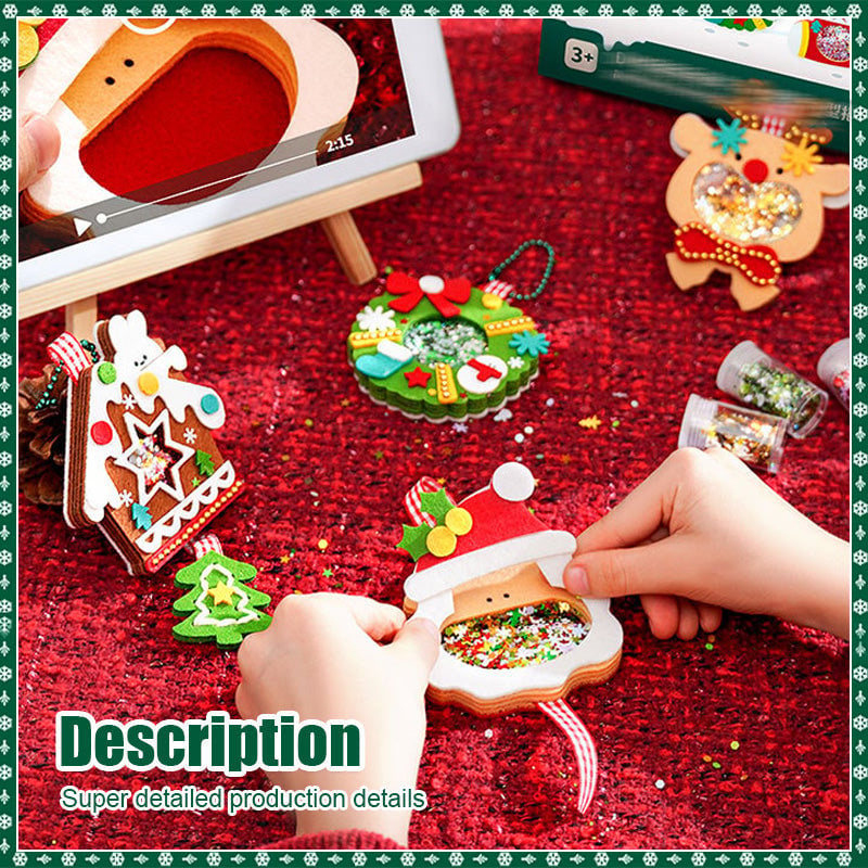 💥Christmas Sale 49% Off -Christmas Themed Felt Decoration DIY Material Package