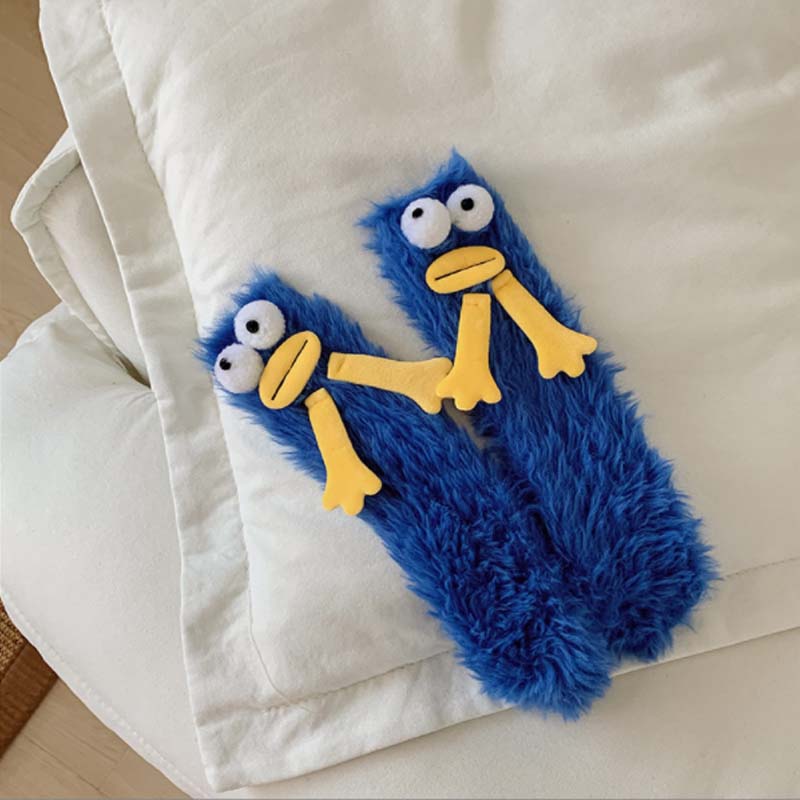 🎁💝2023 CHRISTMAS GIFT - Warm Cozy Fluffy Cartoon Monster Socks🧦