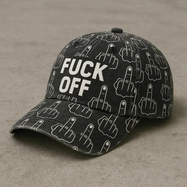 🔥Last Day 50% OFF🖕"FUCK OFF" Graphic Cap