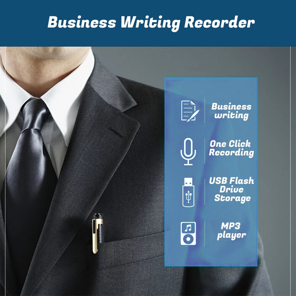Last Day 49%OFF - Mini Audio Voice Recorder Hidden Pen