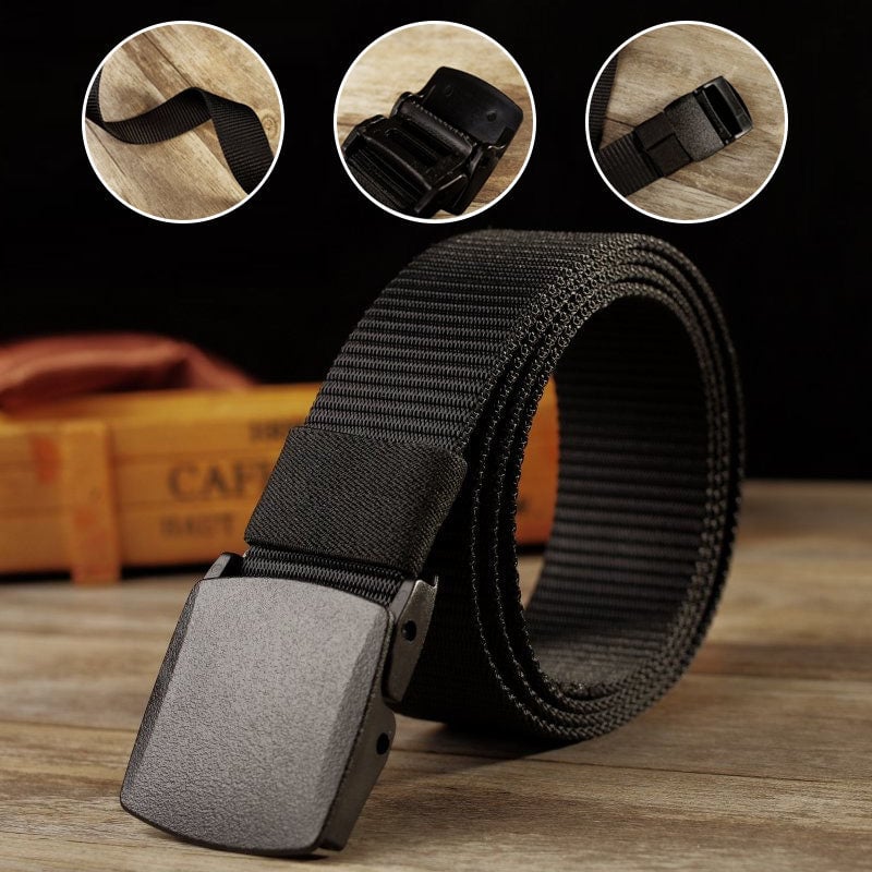 🔥Last Day Promotion 50% OFF🔥 - Non-Metallic Non-Magnetic Buckle Nylon Belt