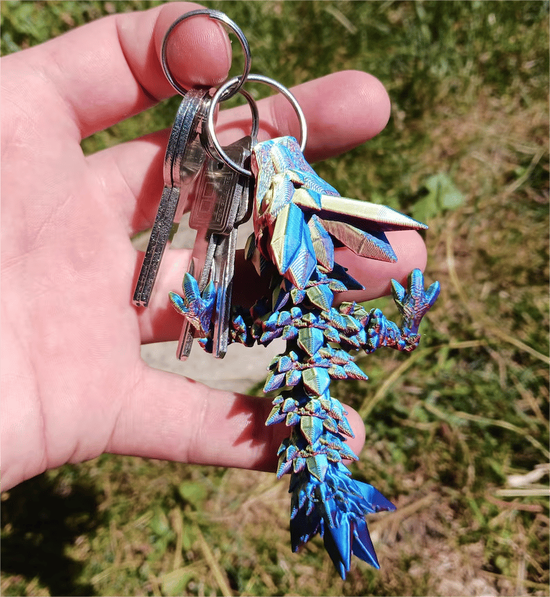 🔥Last Day Promotion 50% OFF🔥 - Crystal Tadling Dragon Keychains