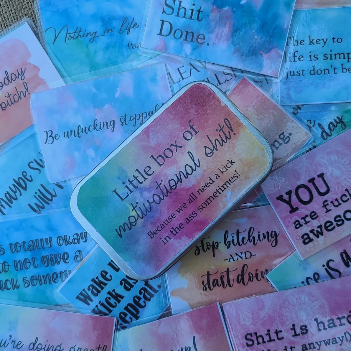 🔥 Hot Sale🔥-Little Box of Funny Positive Motivation Cards(1 Set of 20 Sheets)