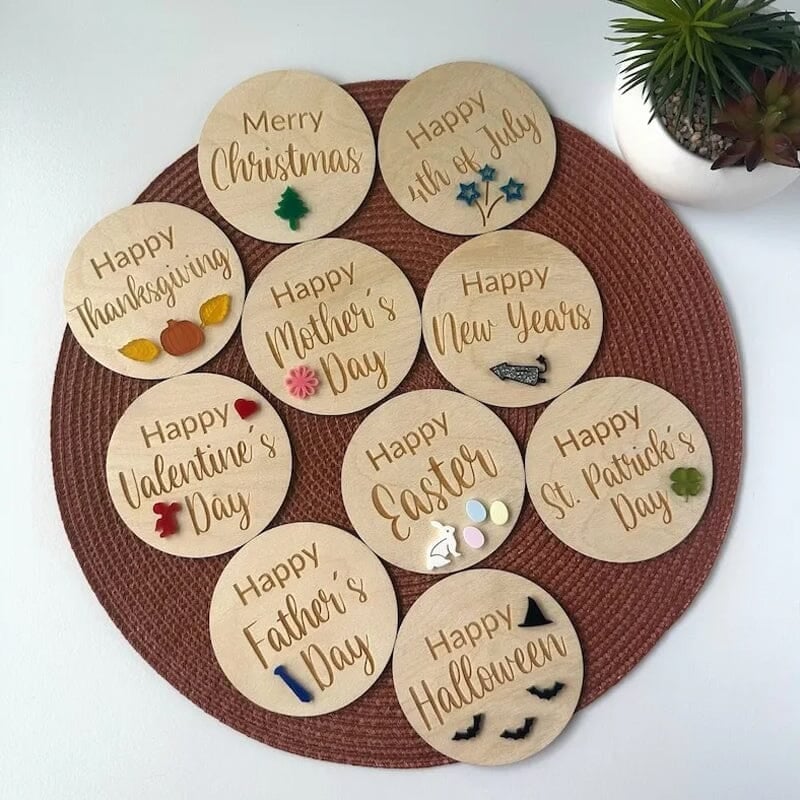 💓Mother's Day 50% OFF👼Baby Milestone Sign Set(10PCS)
